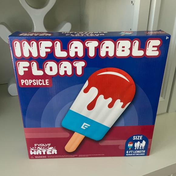 BRAND NEW Inflatable Popsicle Beach Pool Water Floatie Float 6 Feet - Picture 4 of 8